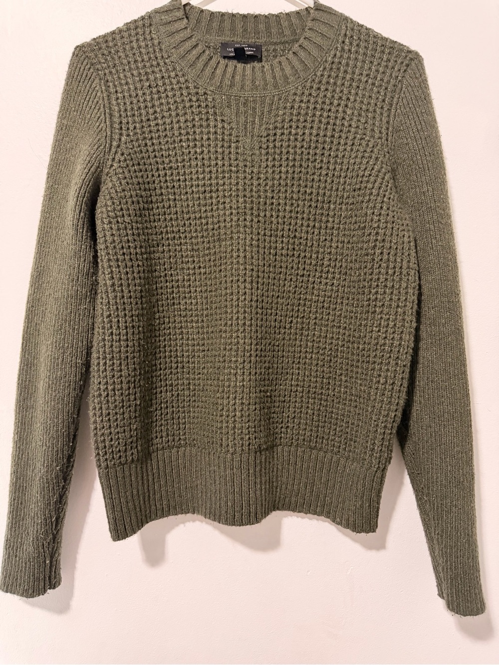 Lucky Brand Forest Green Sweater Size Medium